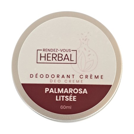 Déodorant crème - palmarosa & litsée